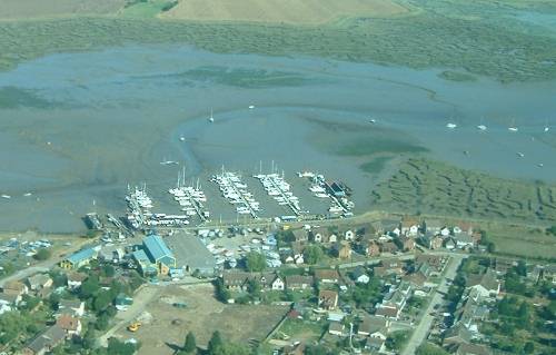 Een deel van het 'waddengebied' van Oost UK